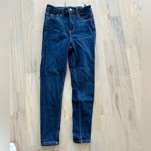 Zara Blue Skinny Jeans High Waist SZ 6